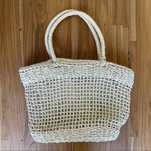Handwoven Straw Tote